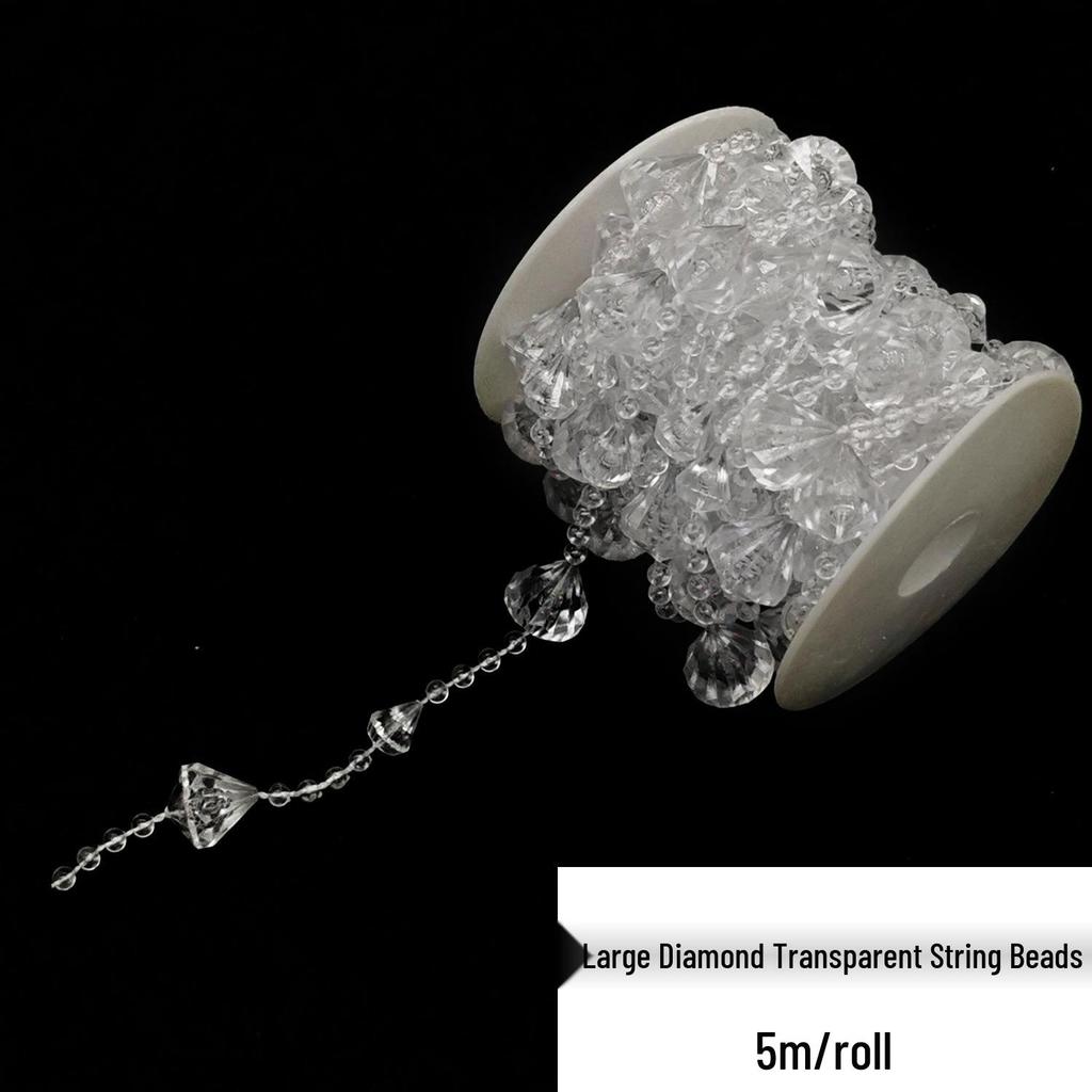 Double-Line Pearl Sunflower Snowflake Beads DIY Decoration
