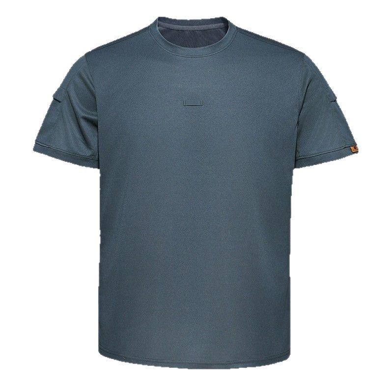 Camiseta Táctica de Manga Corta Transpirable de Secado Rápido Coolmax para Fitness y Entrenamiento al Aire Libre