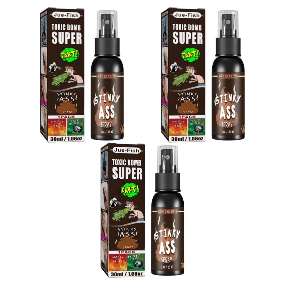 30ml Poop Spray Creative Liquid Fart Gag Prank Joke Spray Funny Halloween Toy Stink Bomb Extra Strong Smelly Stinky Gas Spray