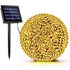 Solar Powered LED String Lights Outdoor Waterproof Fairy Lights String Solar Garland for Patio Wedding Christmas Garden Light