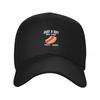 Just a Girl Who Loves Hot Dog Baseball Cap Fun Hats Visor Sailor Cap for Unisex Black Women's 2025 Unisex's