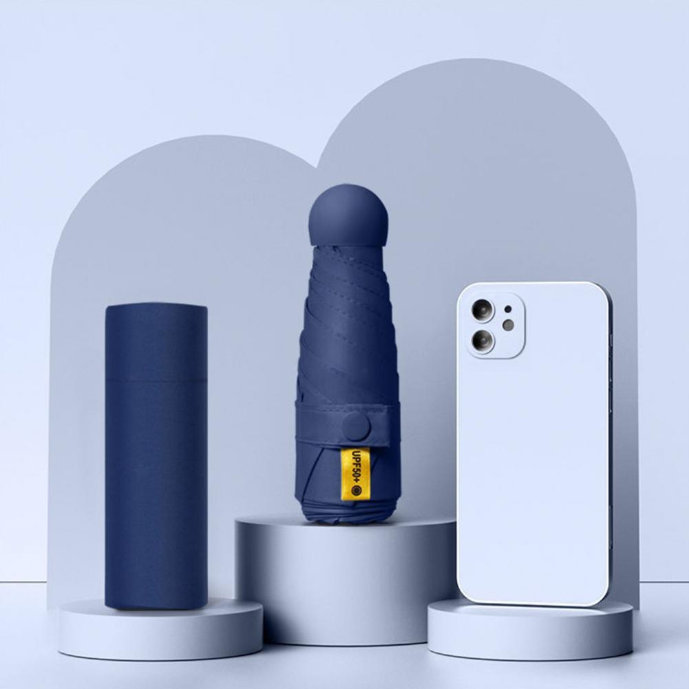 Waterproof Portable Umbrella Uv Protection Umbrella Compact Travel Mini Umbrella Set with Uv Protection Windproof Design for Sun