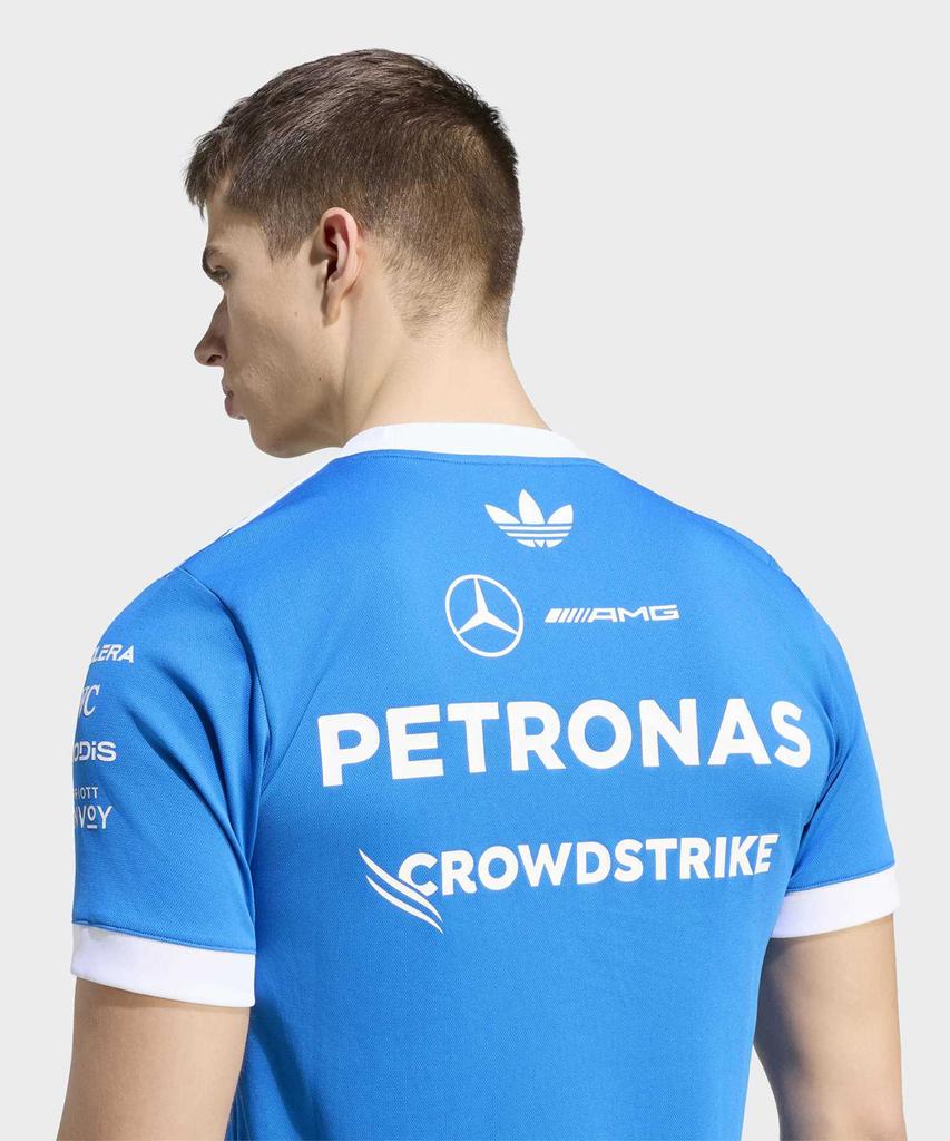 ADIDAS Mercedes Amg F1 Team Blue Wonder Driver Jersey - Bluebird:White / Kw1660