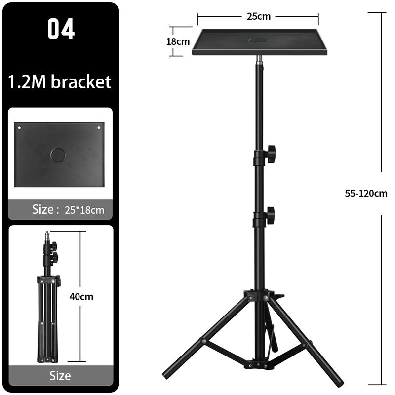 Universal Sound Card Projector Tray Live Microphone Tripod Stand Smartphone Camera Laptop Stand Bracket with 1/4Inch Thread New