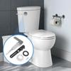 Zinc Alloy Toilet Flush Handle Toilet Handle Replacement Flush Lever Repair Replace Tank Flushers Handle Easy To Install