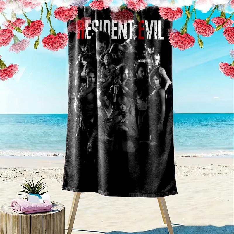 Resident Evil Towel, Large Soft Quick Dry Towel for Beach Camping Swimming