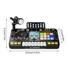 Kids DJ Mixer, DJ Mixer Piano | Digital Audio Console with Microphone, Multifunctional DJ Toy, Lighted Piano Keyboard, Portable USB Charging, DJ Learn