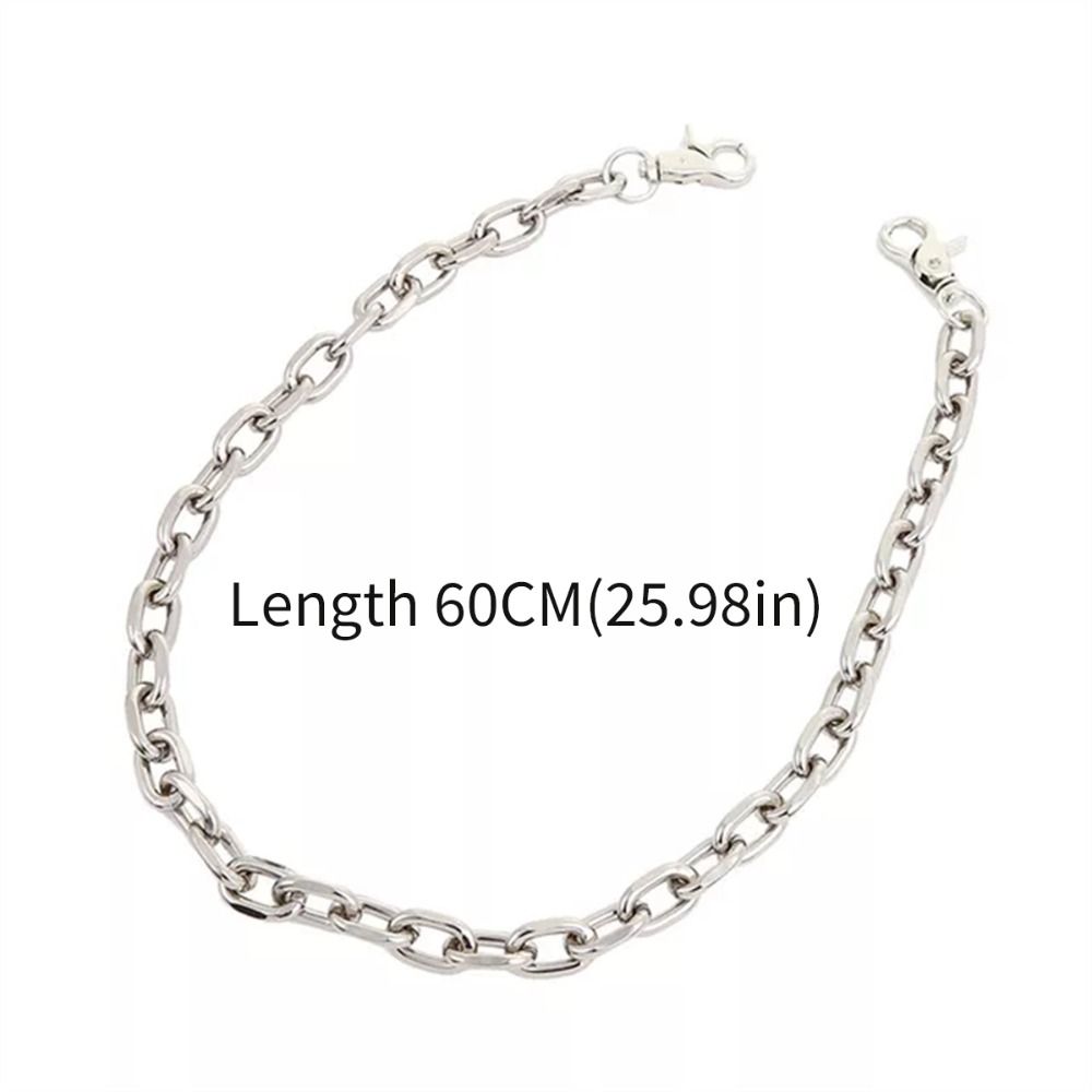 Rock Style Single Strands Pants KeyChain Big Ring Metal Link Wallet Chain Punk Biker Chain Street Wear