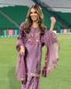 Heavy Chinon Silk Pakistani Palazzo Suit Indian Bollywood Designer Salwar Kameez