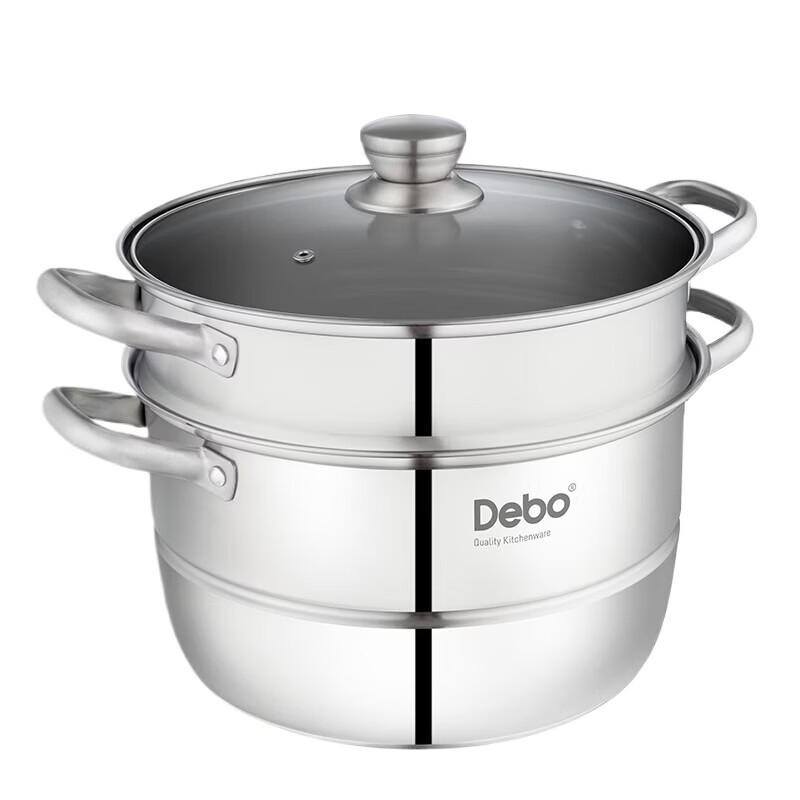 Debo Stainless Steel Double Layer Steamer & Soup Pot