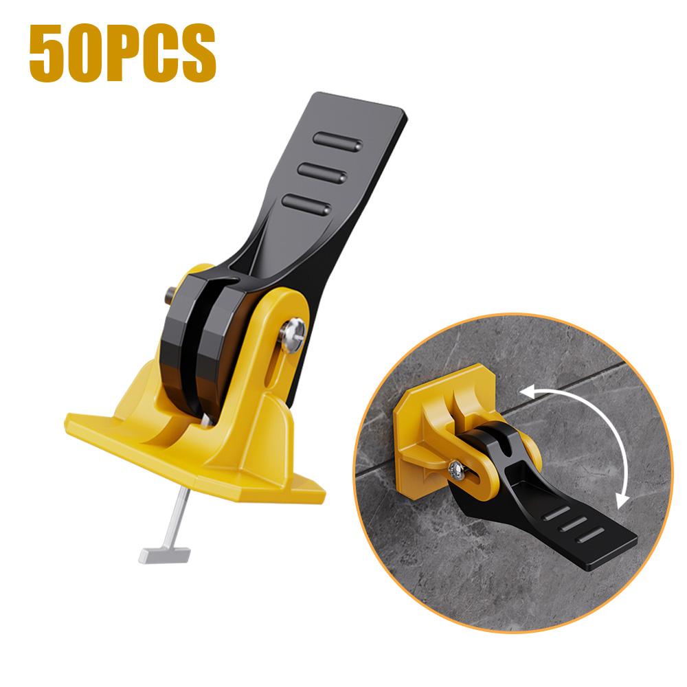 

50/100 шт. Набор для выравнивания керамической плитки, регулируемые зажимы для выравнивания напольной плитки, инструменты для укладки плитки, крепления стен, строительные инструменты