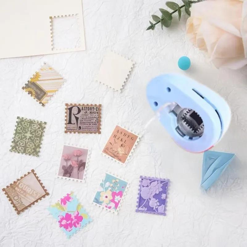Rechthoekige Postzegel Pons Hendelactie Ambachtelijke Pons voor Papierknutselen Scrapbooking Diverse Materialen Ponsgereedschap Embosser