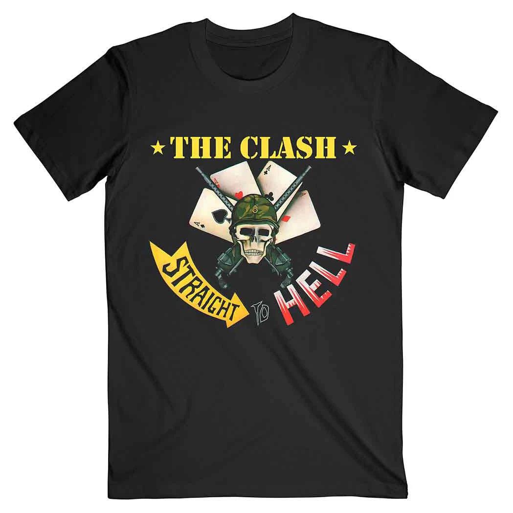 Футболка The Clash Straight To Hell Официальная Черная Новая 2XL