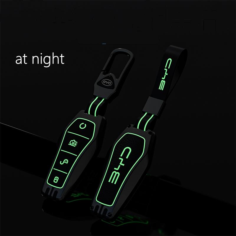 BGX1 Car Fob Remote Control Key Case Holder Cover Bag For BYD Atto 3 Han EV Dolphin Durable Second Song Pro Tang Dm QIn PLUS MAX Yuan