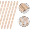 Wooden Wick Holder for DIY Candle Making, 114x10x2mm, Popsicle Stick with Multi-Hole and Single Center Hole Design.