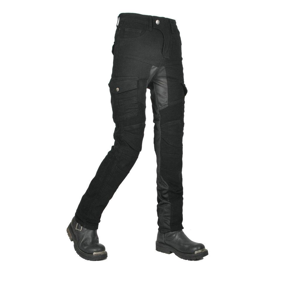 Motorcycle Jeans Summer Mesh Breathable Motorcycle Racing Fall Resistant Cargo Cycling Pants Silicone Protector