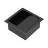 Embedded Toilet Paper Holder 304 Stainless Steel Roll Paper Rack for Home Bathroom Hotels Black