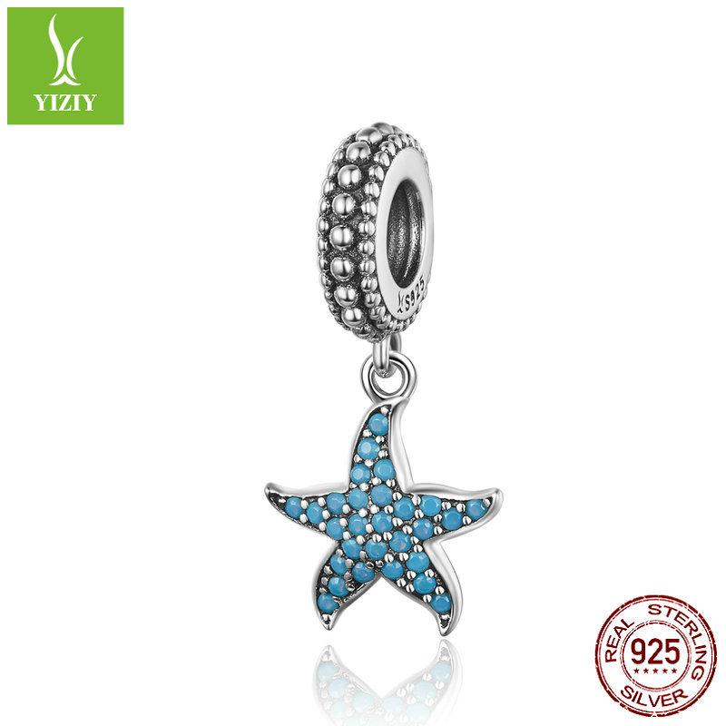 Ocean Charm S925 Sterling Silver Beads Fashion Diy Jewelry Silver Accessories