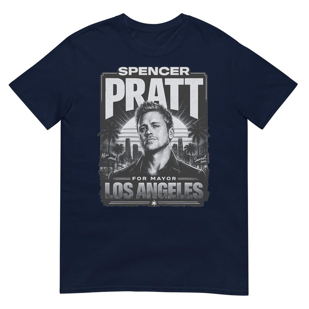 Spencer Pratt For La Mayor California Humor Design Tshirt Tshirt S