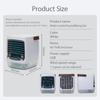 Mini Air Cooler Office Desktop Portable Refrigeration Humidification Night Light Portable Air Conditioning Fan USB Charging