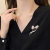 Temperament Flower Brooch Design Niche High-End Exquisite Pin Temperament Suit Corsage