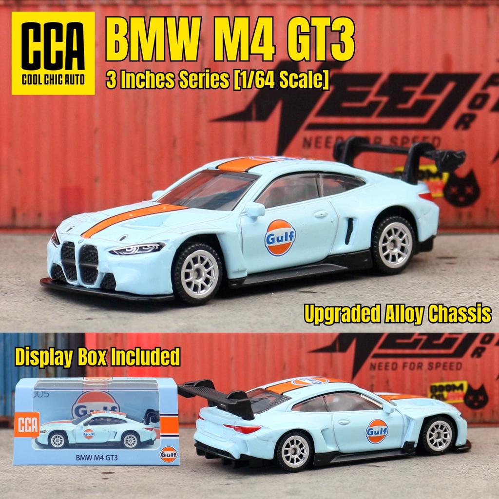 ACD1 1/64 BMW M4 GT3 Toy Car Model CCA MSZ 1:64 Diecast Vehicle Miniature Free Wheels Collection Suitable for Hot Wheels Gift Kid