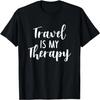 Reisen ist meine Therapie Fernweh Reisen Urlaub Strand Spaß T-Shirt