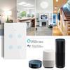 Tuya WiFi Smart Touch Wall Switch 1/2/3/4 Gang Without Neutral Line Alexa Google Home Remote 100v 240v US/AU Standard 10a Max