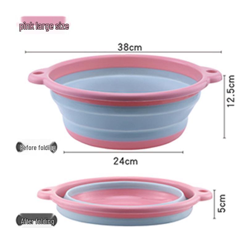 Portable Folding Wash Basin for Kitchen, Dorm, and Infant Care