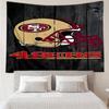 Faithful 49ers football Quick-Dry Tapestry Hanging for Bedroom,Livingroom, Playroom,Decor Art Room Wall Tapestry Holiday and Birthday Gifts