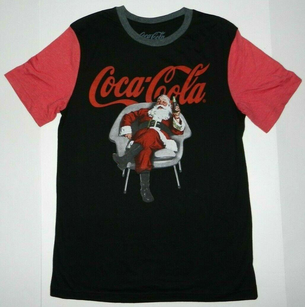 Coca Cola Santa Claus Christmas Tee Shirt New M