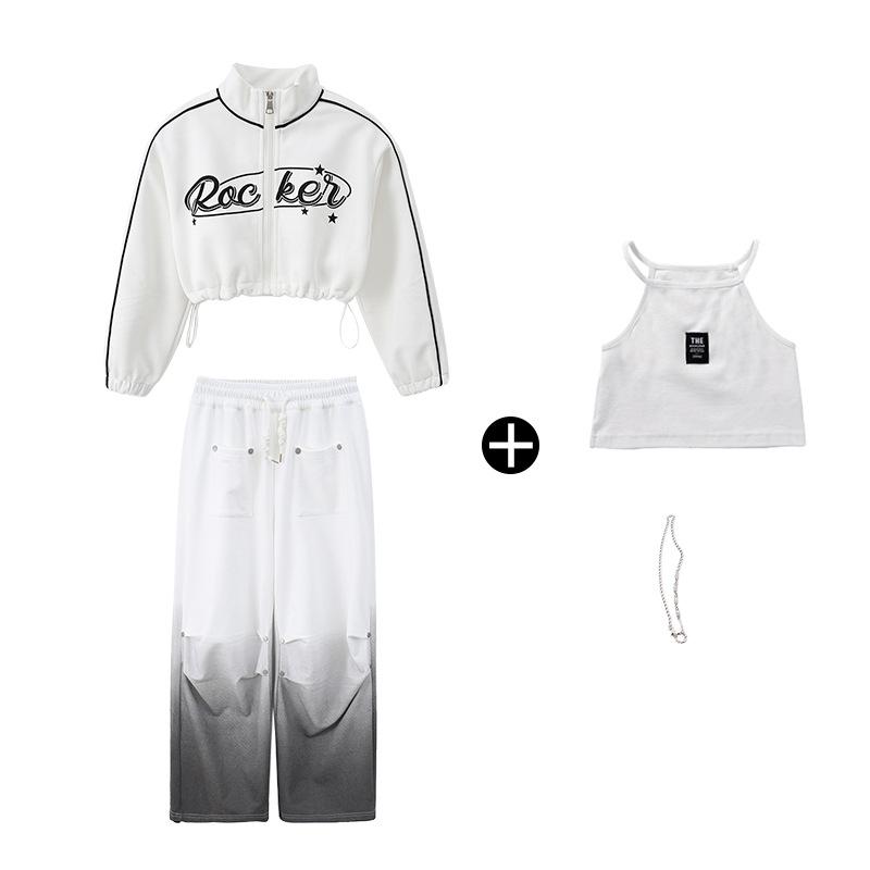 Jazz Dance Costumes Girls Jazz Korean Version Catwalk Costumes Street Dance Children Trendy Costumes Hiphop Suit Autumn