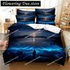 Starry Night Bedding Set Duvet Cover Set 3d Bedding Digital Printing Bed Linen Queen Size Bedding Set Fashion Design