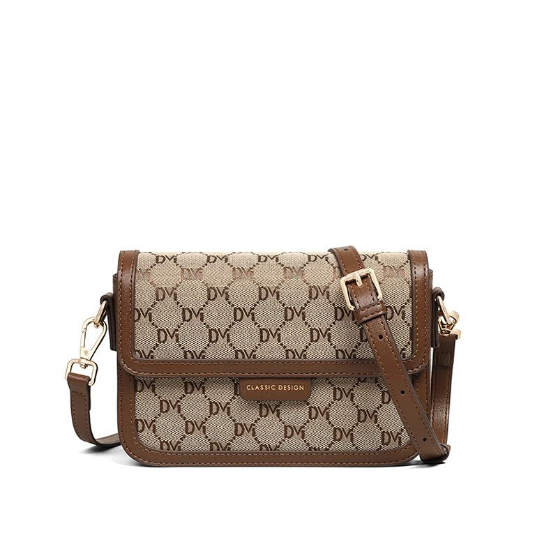 New Women's Crossbody Bag Small Square Bag High End Fashionable Armpit Single Shoulder Bag