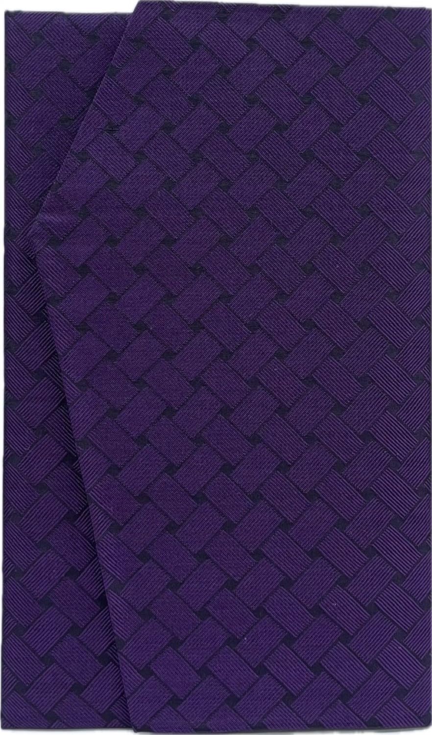 

[Daiko Sangyo] Фукуса из чистого шелка Нисидзин-ори (Тканевый упаковочный мешок) для Праздников и Соболезнований, с Держателем для Визиток, узор Пурпурный Адзиро