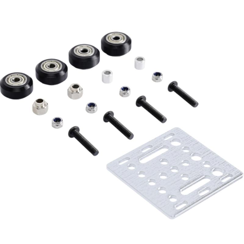 Durability V Wheel V Gantry Plate for Smooth Motion Enhances Stability in 3D Printer Framework Machinery Easy Installation