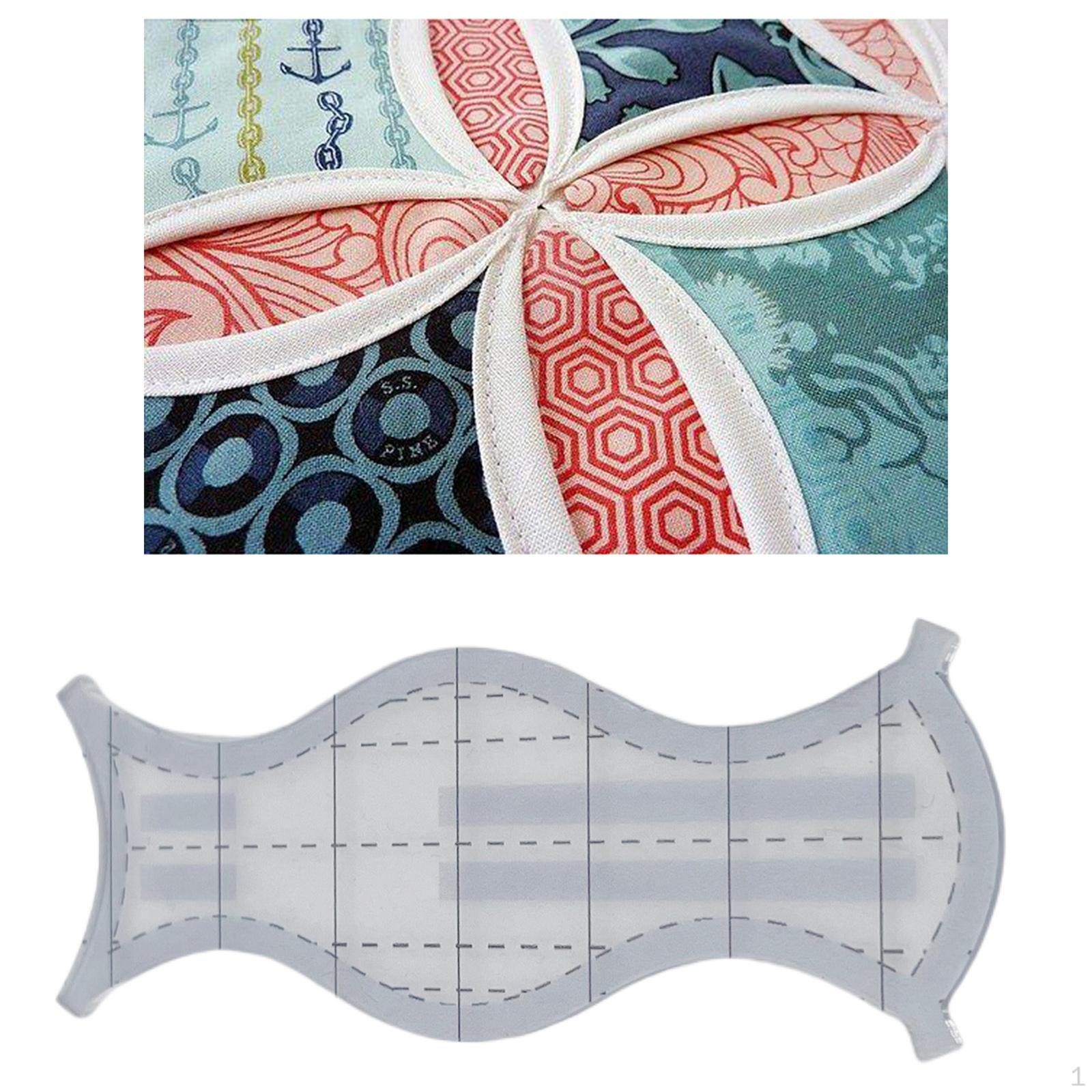 

Машинная стежка, швейная линейка для лоскутного шитья, режущий инструмент Wave Style