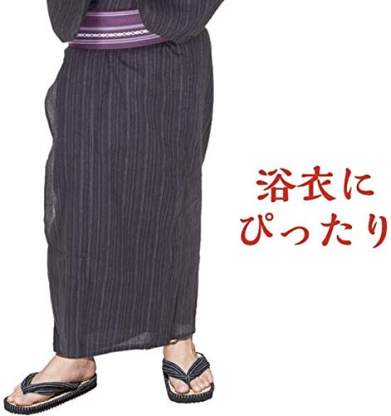 Tonya Aoki Main Casual Rope Geta Sandals for Hemp Leaf Pattern [Nenrin Lab] [Shichitoi Store] Men, (Large)