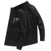 Men's Mid-Length Casual Cotton Jacket - Spring & Autumn, Plus Size, Loose Fit, Outdoor Sports, Dad Style.
