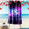 FC Schalke 04 Custom Name Print Beach Towel, Large Soft Quick Dry Towel for Beach Camping Swimming
