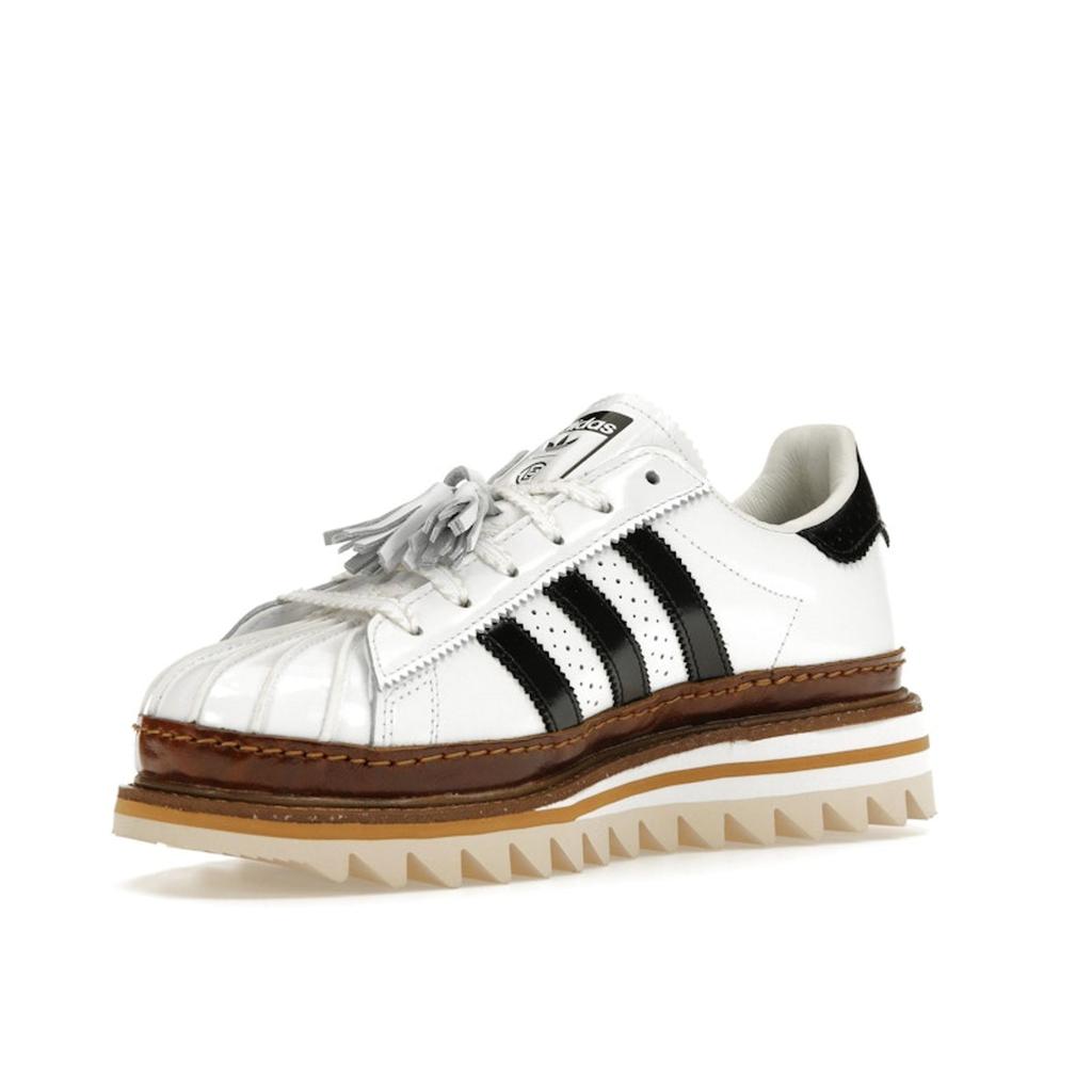 Adidas CLOT X Superstar White Black Unisex Sneakers Cloud-White Core-Black Crystal-Sand IH3132