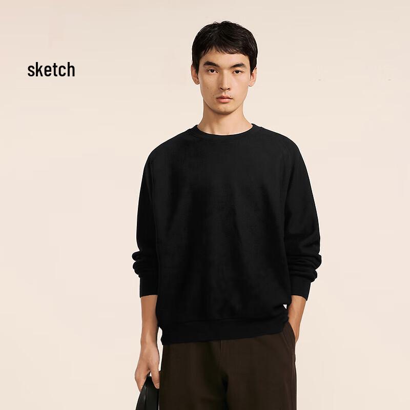 

CROQUIS Men s 2024 Winter Loose Fit Crewneck Long Sleeve Sweatshirt 9O0413820 S