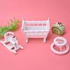 1:12 Doll House Accessories   Furniture     Wooden Horse Stroller Set