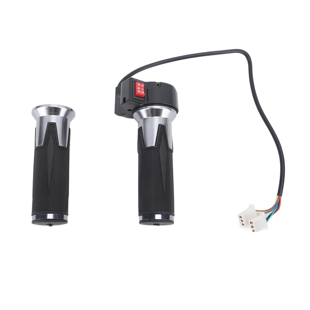 1 Pair Electric Bike Handlebar Grip Twist Throttle High Medium Low 3 Speed Electric Bicycle