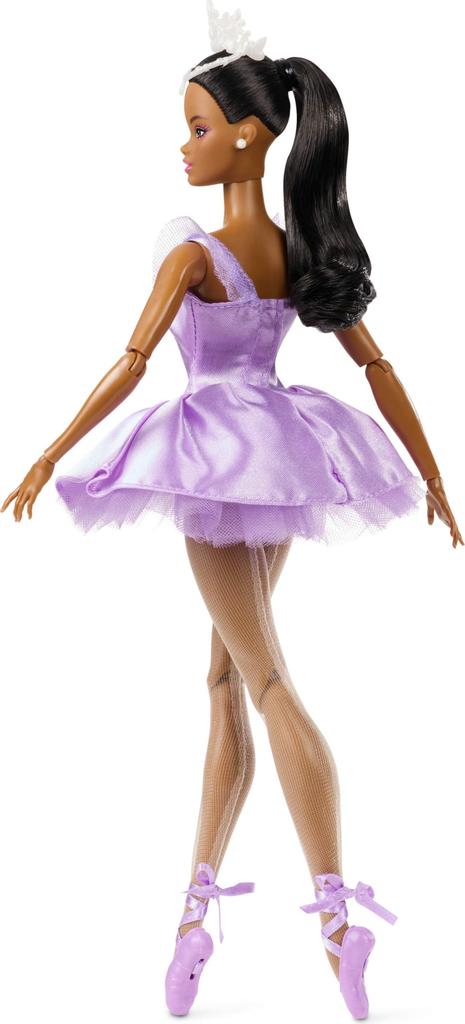 Barbie Ballet Wishes Black Signature Doll House for Pretend Ages 6 and JJX76 Dress-Up Play, Up, Purple,