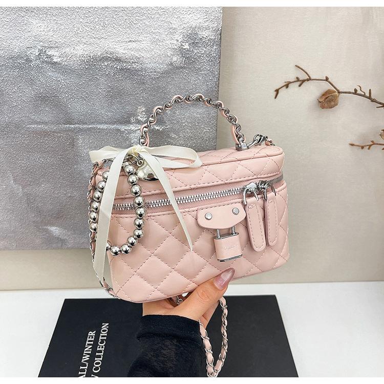This year's popular diamond handbag women's 2025 summer trendy fashion sweet chain box bag casual messenger bag