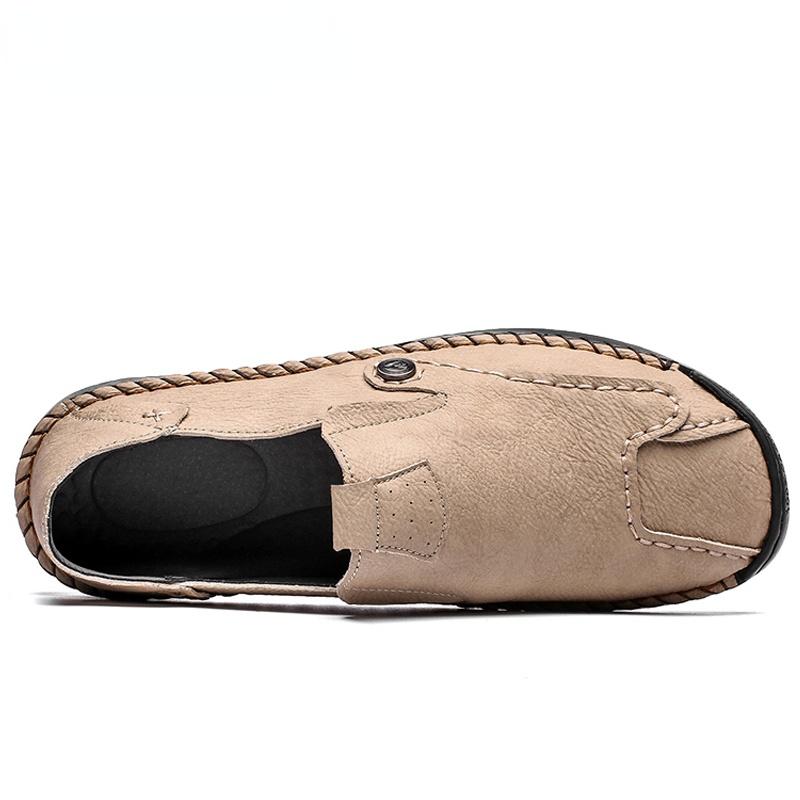 Men Shoes 2022 Newest Men Loafers Comfortable Soft Leather Flats Men Driving Shoes Plus Size 48 Zapatos De Hombre