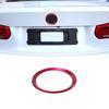 JHG18 1 Piece Front and Rear Logos 82mm/74mm Front and Rear Badge Decorative Rings Suitable for BMW 3 Series 5 Series 320LI 520LI