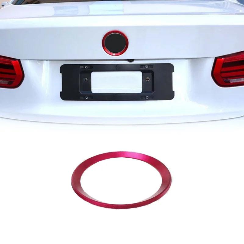 JHG18 1 Piece Front and Rear Logos 82mm/74mm Front and Rear Badge Decorative Rings Suitable for BMW 3 Series 5 Series 320LI 520LI