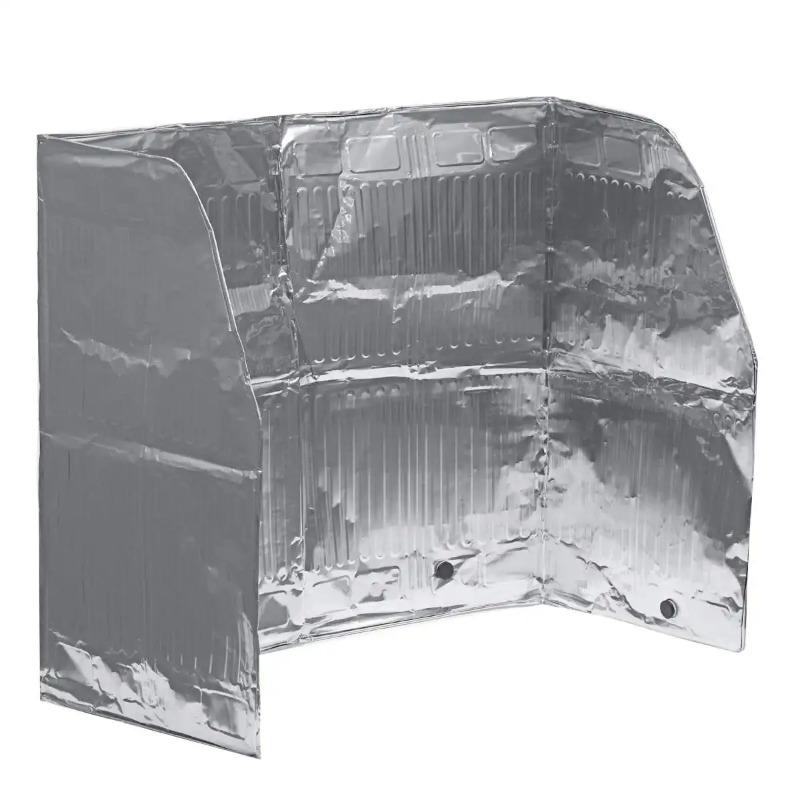 Kuchyňský sporák 120 x 50 cm Kryt proti stříkající vodě na olej Hliníková fólie Ochrana proti stříkající vodě Nářadí na pánev Ochranný štít proti stříkající vodě